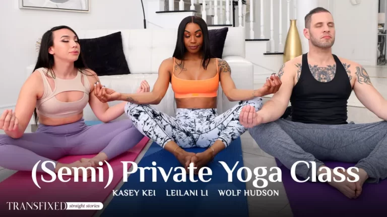 Clase de yoga (semi) privada – Wolf Hudson, Kasey Kei, Leilani Li