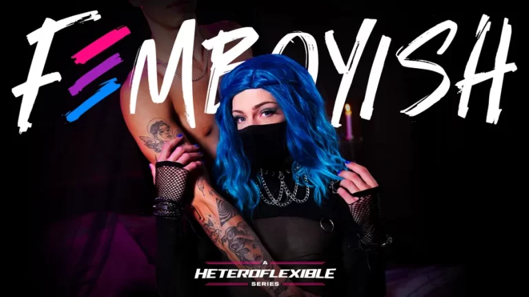 Una mujer gótica enmascarada rebota sobre una polla enorme -Edward Terrant, Angel Elias